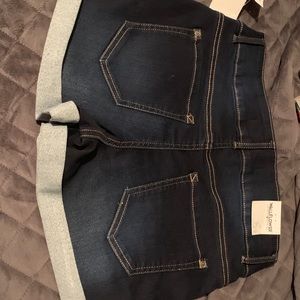 Dark blue jean shorts size 9